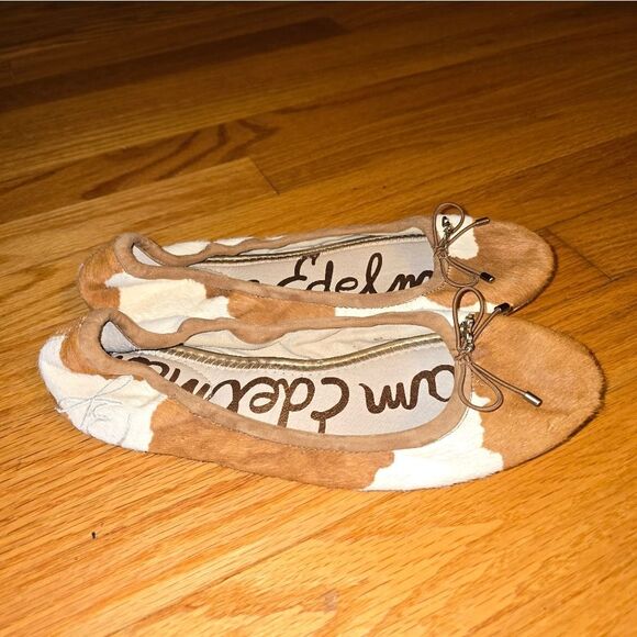 Sam Edelman Calf Leather Ballet Flats Womans Size 6.5 - Picture 1 of 7